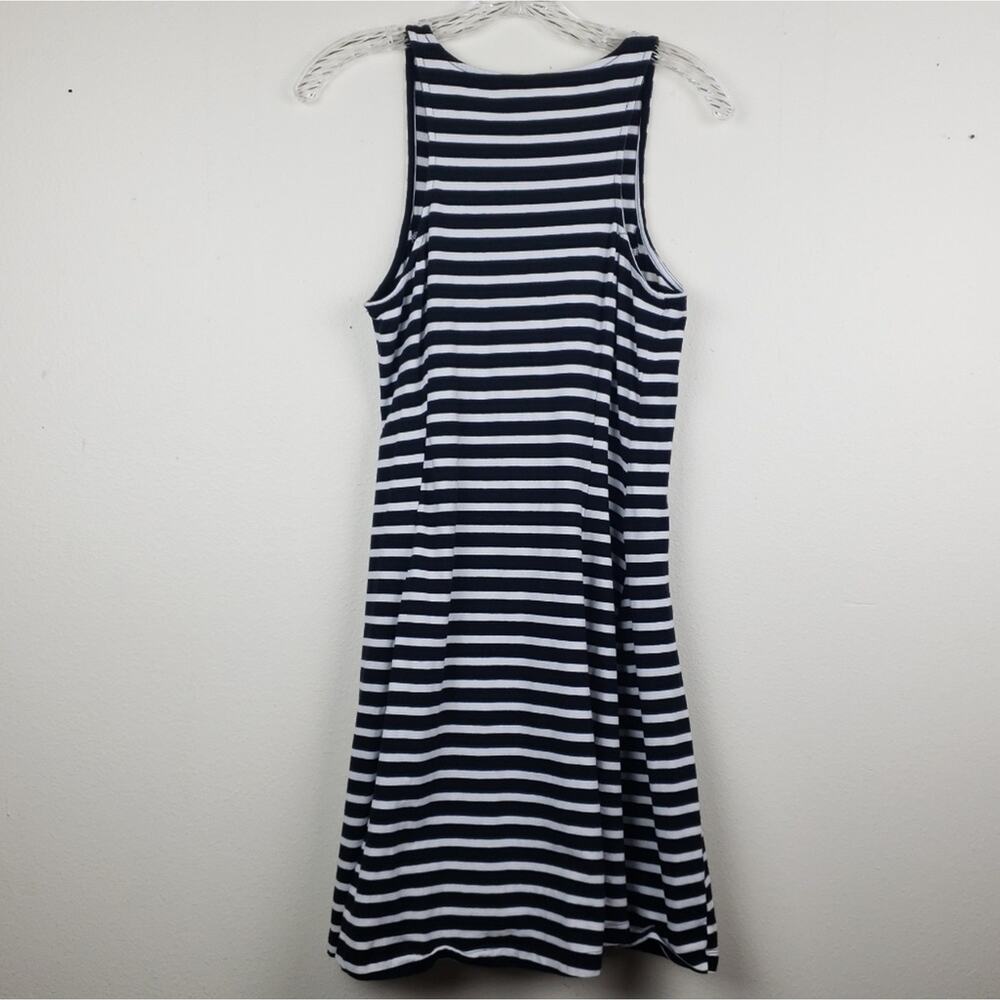 Old Navy | Black/White Stripe sleeveless Dress - Picture 2 of 5
